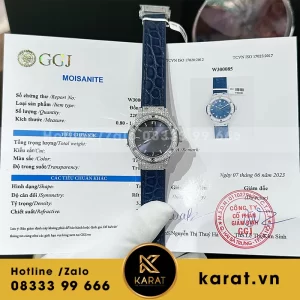 Đồng hồ nữ hublot độ kim moissanite 33mm