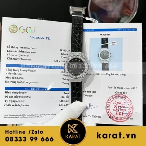 Đồng hồ nữ hublot độ kim moissanite 33mm