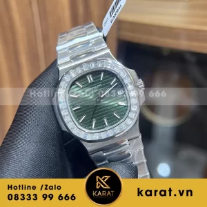 Đồng hồ nữ patek philippe nautilus 7118 full đá cz
