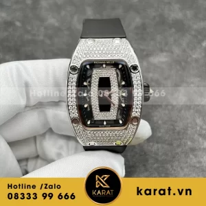 Đồng hồ nữ richard mille RM 007 full diamond vàng trắng 18l