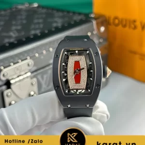Đồng hồ nữ Richard mille RM 07-01 black carbon và demi rose gold