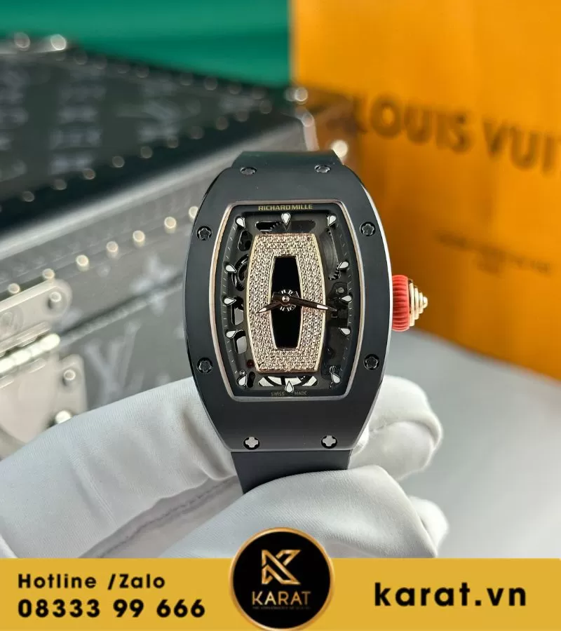Đồng hồ nữ Richard mille RM 07-01 black ceramic replica