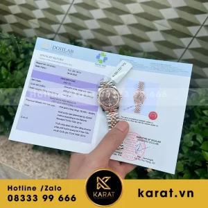 Đồng hồ nữ rolex datejust 31 bọc vàng