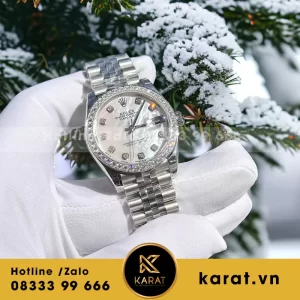 Đồng hồ nữ rolex datejust 31mm diamond benzel