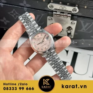 Đồng Hồ Nữ Rolex Datejust 31mm Mặt màu hồng 178273-0020