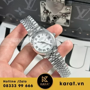 Đồng Hồ Nữ Rolex Datejust 31mm Mặt màu trắng 178273-0020