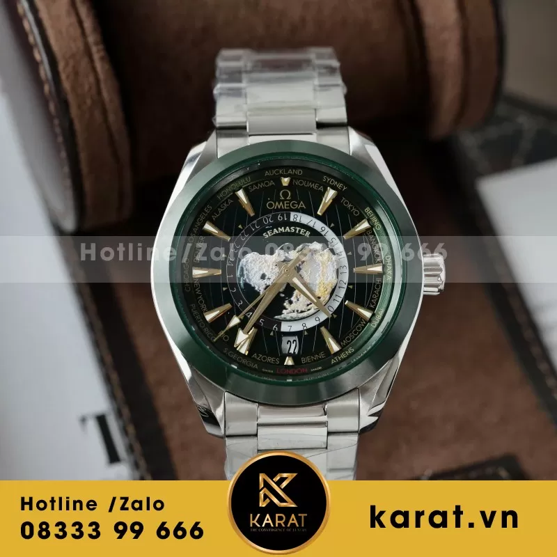 Đồng Hồ Omega Seamaster Aqua Terra Rep 11 Màu Xanh Lá Cây 43mm