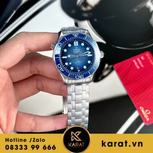 Đồng hồ  Omega Seamaster Diver 300M mặt xanh dương siêu cấp