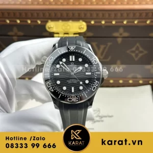 Đồng Hồ Omega Seamaster Diver 300M Replica 1:1 Mặt Số Xám viền gốm Ceramic VSF 42mm