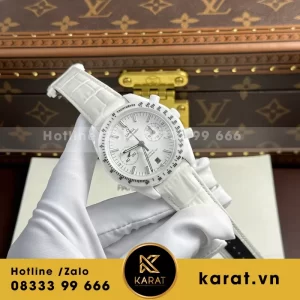 Đồng Hồ Omega Speedmaster White Side of The Moon Chế Tác Gốm Trắng N1 44mm