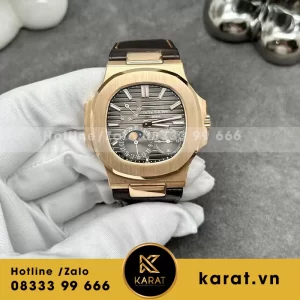 Đồng hồ patek nautilus 5712r rose gold máy mỏng 8,6mm chuẩn auth