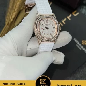 Đồng hồ Patek Philippe 5067 PPF for lady độ full Moissanite chế tác Hongkong