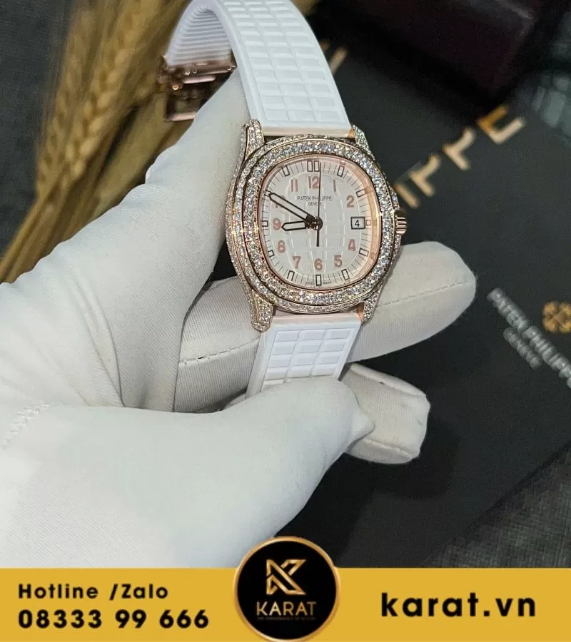 Đồng hồ Patek Philippe 5067 PPF for lady độ full Moissanite chế tác Hongkong