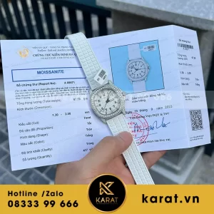Đồng hồ patek philippe aquanaut 5067 độ full moissanite