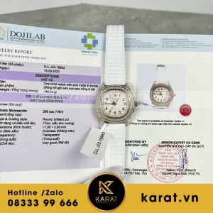 Đồng hồ patek philippe aquanaut 5069r bọc vàng độ kim moissanite