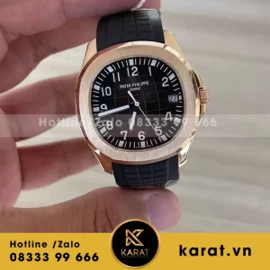 Đồng hồ patek philippe aquanaut 5167r chế tác Au750 vàng đúc
