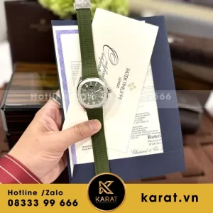 Đồng Hồ Patek Philippe Aquanaut 5261G Màu Xanh Lá Cây Replica Cao Cấp Nhất 40mm