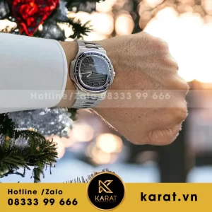 Đồng hồ patek philippe nautilus 5711 chế tác saphire tổng hợp mặt tinh chỉnh
