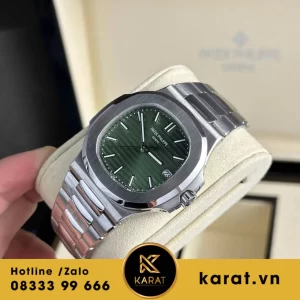 Đồng hồ  Patek Philippe Nautilus 5711 mặt green olive fake