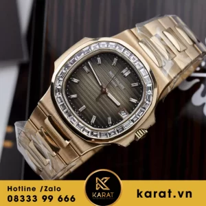 Đồng hồ  Patek Philippe Nautilus 5723/1R-010 Vàng Nguyên Khối Kim Cương Thiên Nhiên