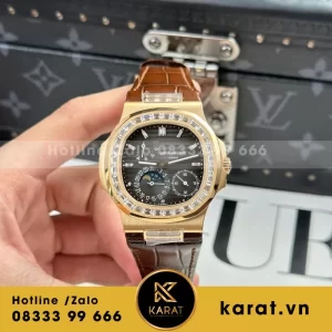 Đồng Hồ Patek Philippe Nautilus 5724G Replica 11 Vàng GRF 40mm