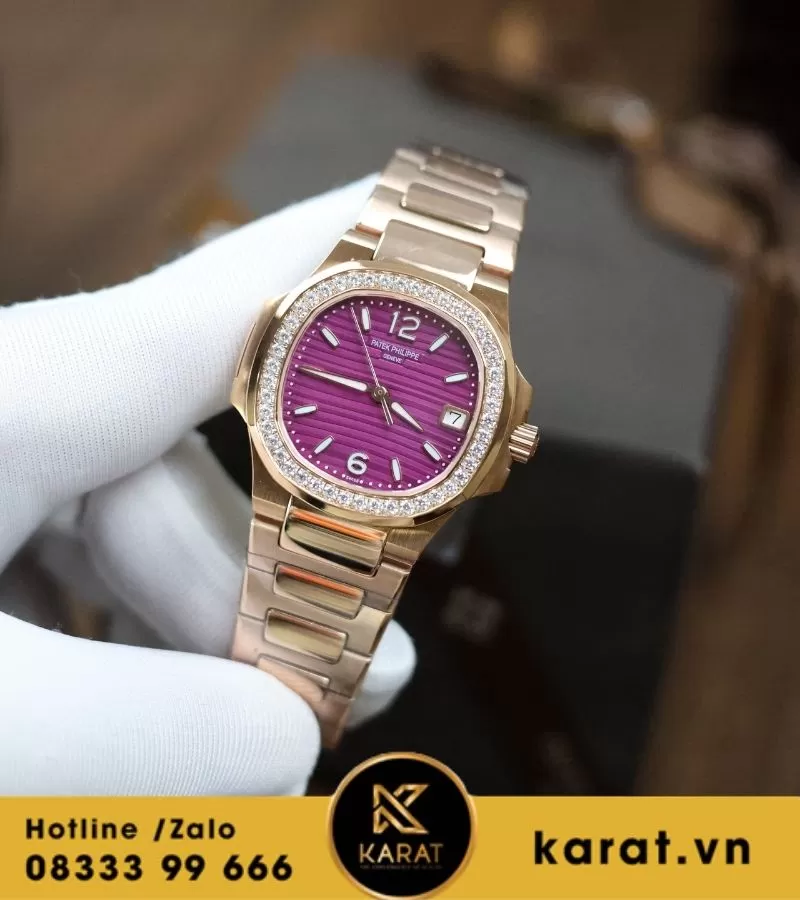 Đồng hồ Patek Philippe Nautilus 7010/1R-013 rose gold mặt hồng