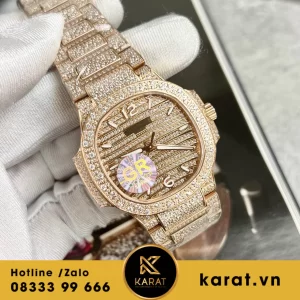 Đồng hồ patek philippe nautilus 7118 đá CZ replica