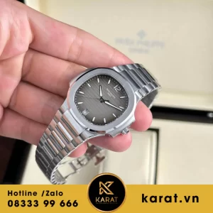 Đồng hồ  patek philippe Nautilus 7118 Lady mặt xám fake 1:1
