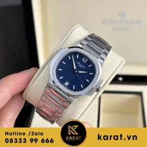 Đồng hồ  patek philippe Nautilus 7118 Lady mặt xanh dương