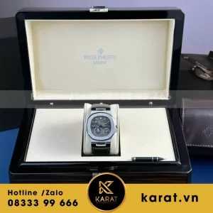 Đồng Hồ Patek Philippe Rep 1:1 Nautilus 5712 Mặt Xám Khói Nhà Máy PPF 40mm
