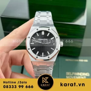 Đồng Hồ Audemars Piguet Royal Oak 15500ST Frosted Gold Replica 11 Mặt chocolate 41mm