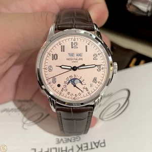 Đồng Hồ  Patek Philippe Replica 5320G Perpetual Calendar Salmon Dial