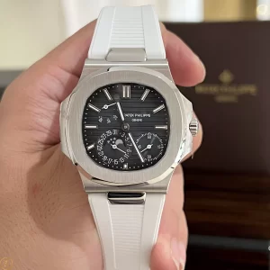 Đồng Hồ Patek Philippe Supper Fake 1:1 Nautilus 5712 RG/WG Dây Rubber B