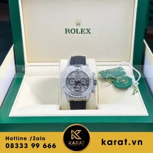 Đồng Hồ Rep 11 Rolex Daytona 126535TBR Mặt Sundust Đính Đá Baguette 40mm