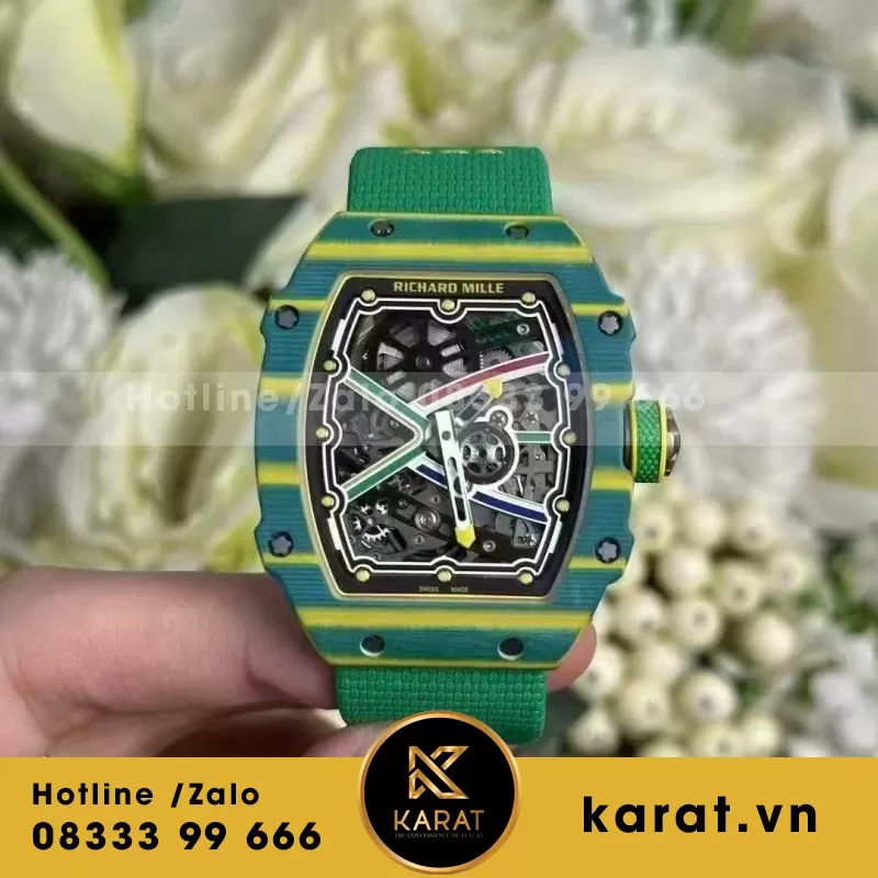 Đồng hồ richard mille RM 67-02 Wayde Van Niekerk vỏ cong