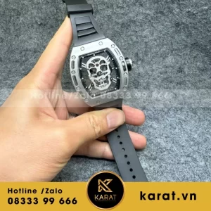 Đồng Hồ Richard Mille RM052 Tourbillon Titanium Carbon Rep 1:1 EUR 43mm