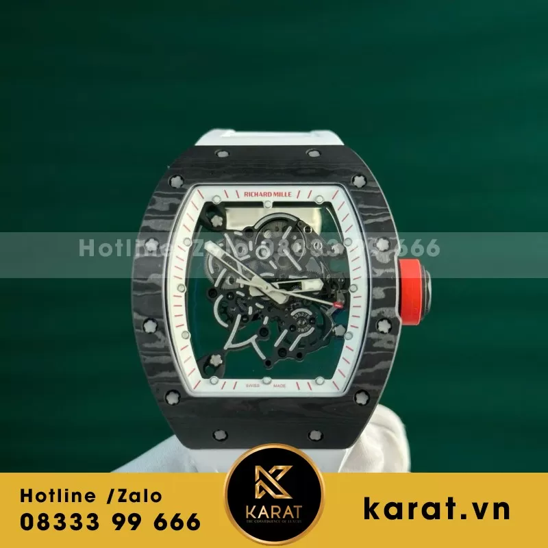 Đồng Hồ Richard Mille RM055 Bubba Watson Carbon Replica 1:1 BBR 45mm