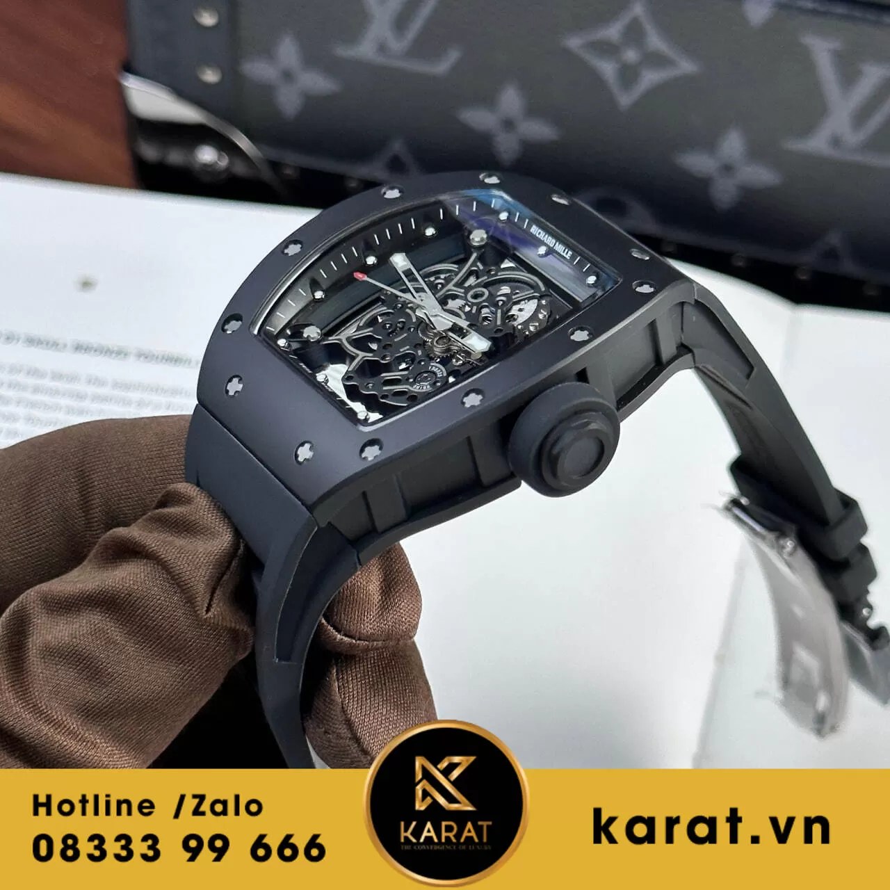 Đồng hồ Richard Mille RM055 Bubba Watson ceramic rep 1:1