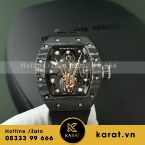 Đồng Hồ Richard Mille RM66 Flying Tourbillon Replica 1 1 Vỏ Full Carbon 42.7×49.9mm