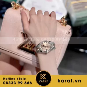 Đồng hồ rolex 31mm độ kim cương moissanite