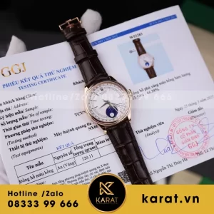 Đồng Hồ Rolex Cellini Moonphase Replica 11 Bọc Vàng Thật Nhà Máy KZ 39mm