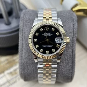 Đồng Hồ Rolex Datejust 116233 Mặt Số Đen Nạm Kim Cương Like Auth