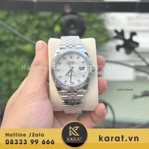 Đồng hồ rolex datejust 126334 mặt số vỏ trai trắng