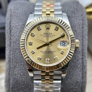 Đồng Hồ Rolex Datejust 279173 Mặt số Vàng Champage 31mm Replica