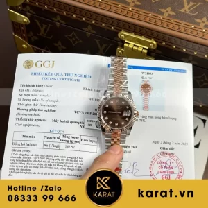 Đồng hồ Rolex Datejust Bọc Vàng Hồng V5 nhà máy GM