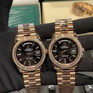 ĐỒNG HỒ ROLEX DAY-DATE 228345RBR MẶT SỐ EISENKIESEL KIM CƯƠNG THIÊN NHIÊN