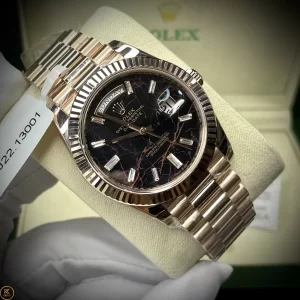Đồng Hồ Rolex Day-Date 40 228235 Mặt Số Eisenkiesel Replica 1:1