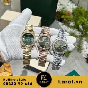 Đồng hồ rolex daydate replica 166g