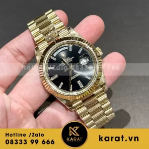 Đồng hồ rolex daydate replica 166g yellow gold