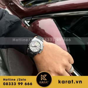 Đồng hồ rolex daytona 116518 mặt MOP vân mây tím